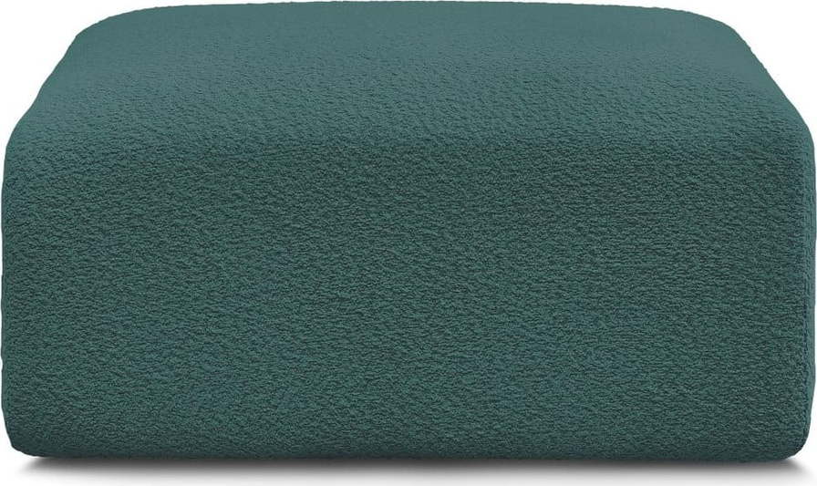 Tyrkysová podnožka z textilie bouclé Tina – Bobochic Paris Bobochic Paris