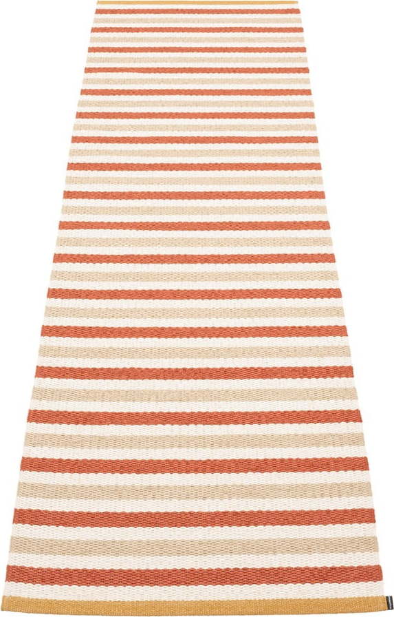 Vnitřní a venkovní běhoun v cihlovo-krémové barvě 70x240 cm Teo Brick – Pappelina Pappelina