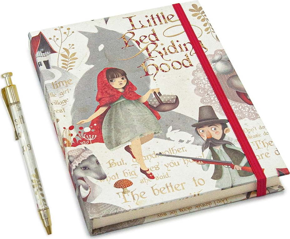 Zápisník s propiskou 192 stránek Little Red Riding Hood – Kartos Kartos