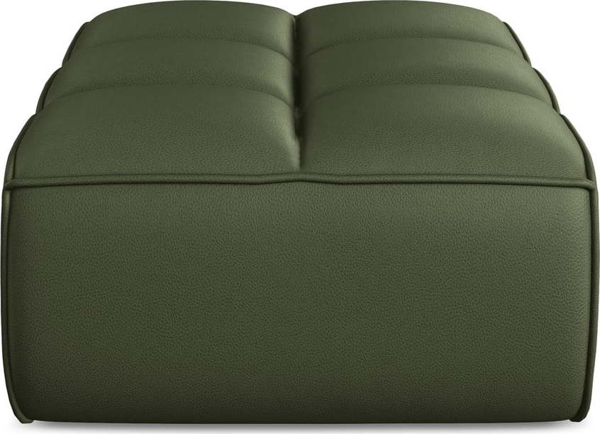 Zelená modulární podnožka z imitace kůže Kalai – Makamii Makamii