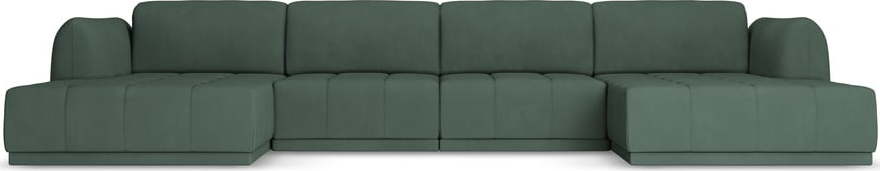 Zelená rohová pohovka Hoku – Makamii Makamii