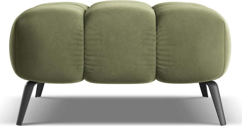 Zelená sametová podnožka Nalu – Makamii Makamii