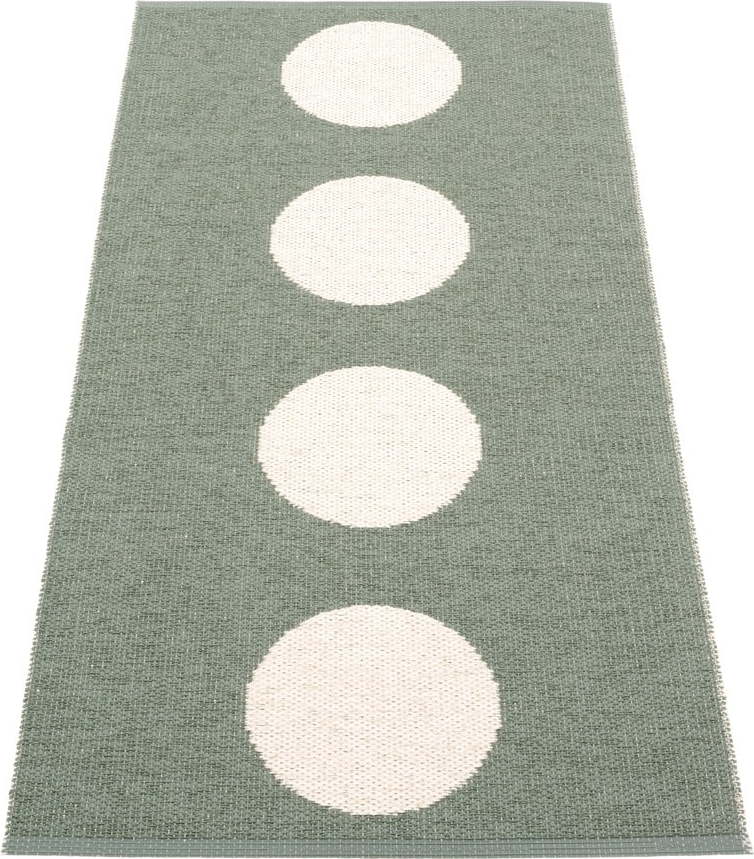 Zelený vnitřní a venkovní běhoun 70x150 cm Vera Army – Pappelina Pappelina