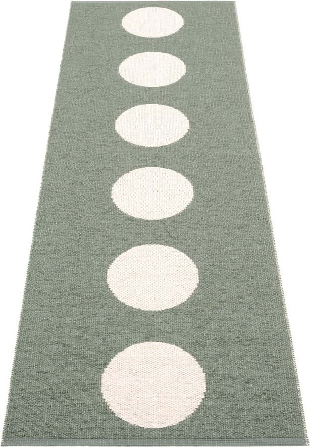 Zelený vnitřní a venkovní běhoun 70x225 cm Vera Army – Pappelina Pappelina