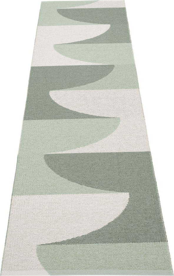 Zelený vnitřní a venkovní běhoun 70x270 cm Hill Army Misty Mint – Pappelina Pappelina