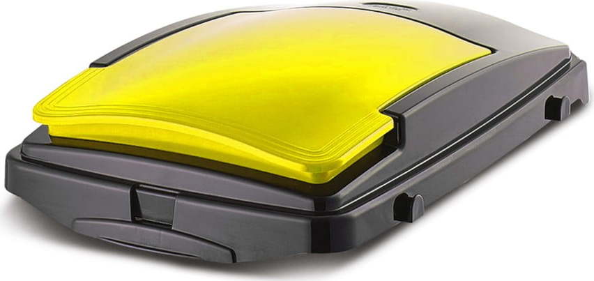 Žluté plastové víko na odpadkový koš na tříděný odpad – Addis Addis