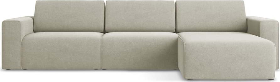 Béžová modulární rohová pohovka (pravý roh) Kalea – Makamii Makamii