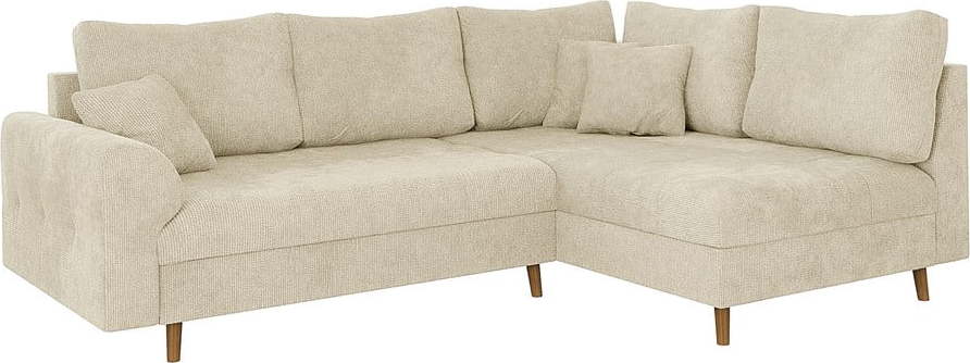 Béžová rohová pohovka (pravý roh) Ariella – Ropez Ropez