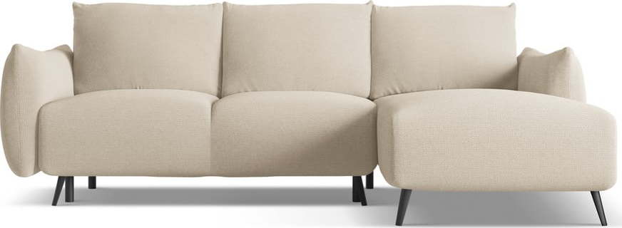 Béžová rohová pohovka (pravý roh) Malie – Makamii Makamii