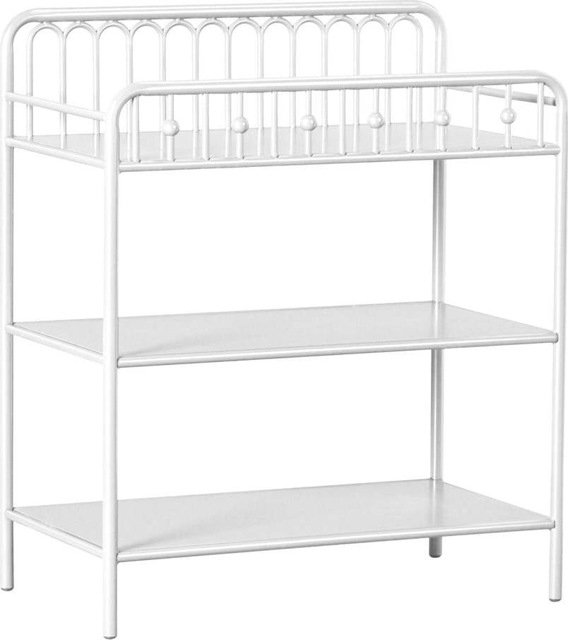 Bílá kovová dětská komoda s přebalovacím pultem 87x101x45 cm Ivy – Støraa Støraa