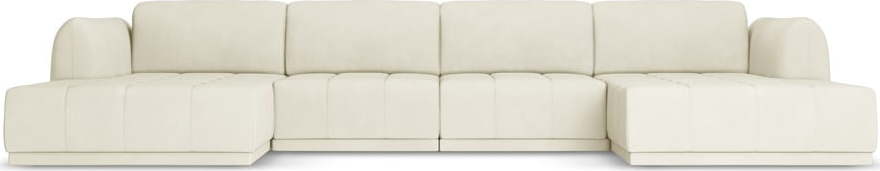 Bílá rohová pohovka Hoku – Makamii Makamii