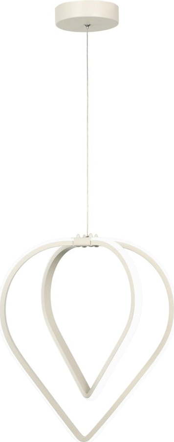 Bílé kovové LED závěsné svítidlo ø 33 cm Pars – Squid Lighting Squid Lighting