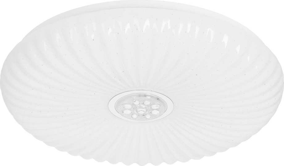 Bílé stmívatelné LED stropní svítidlo na dálkové ovládání 38x38 cm Perola – Candellux Lighting Candellux Lighting