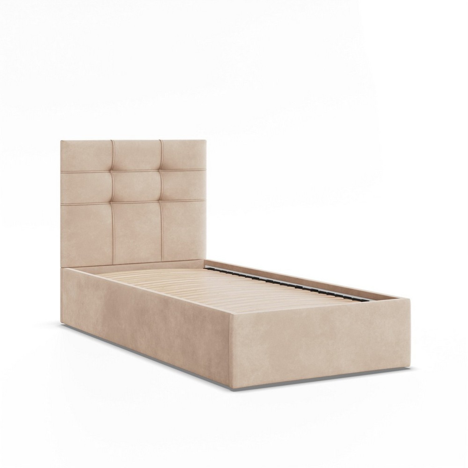 Čalouněná postel SORIA 90x200 cm s roštem Béžová SG nabytek