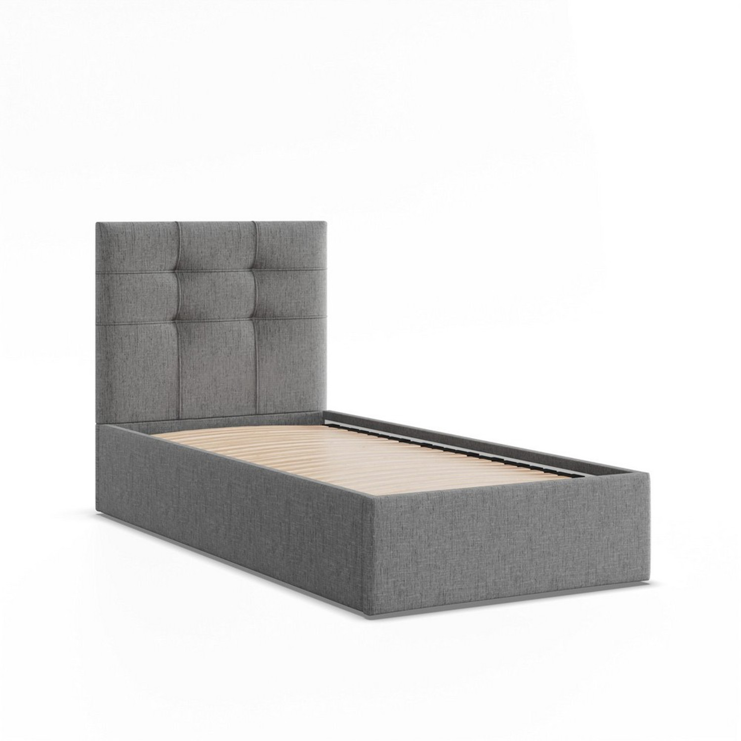 Čalouněná postel SORIA 90x200 cm s roštem Šedá SG nabytek