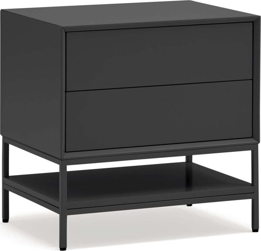 Černý noční stolek Platt – Teulat Teulat