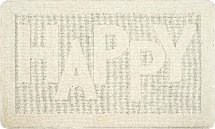 Krémová koupelnová předložka 60x100 cm Happy – Foutastic Foutastic