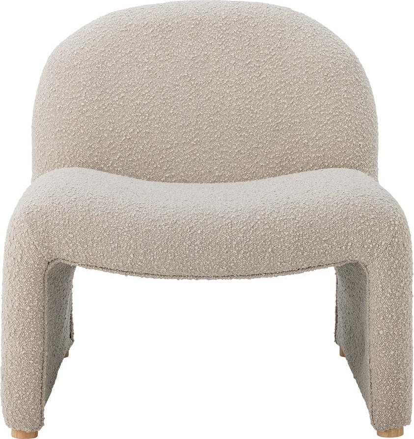 Krémové křeslo z textilie bouclé Neel – Bloomingville Bloomingville