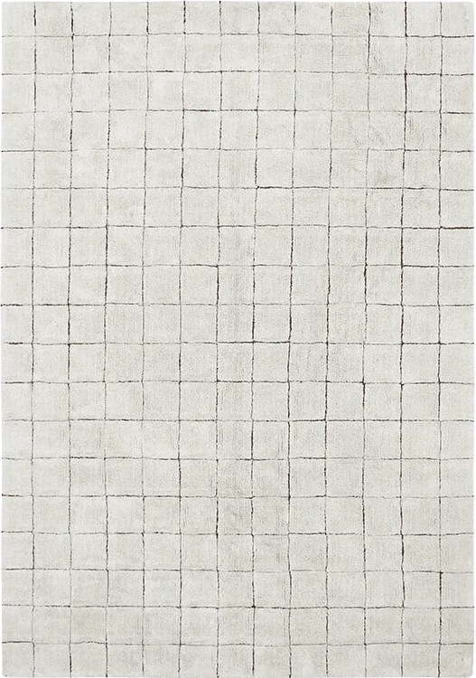 Krémový pratelný ručně tkaný bavlněný koberec 120x160 cm Mosaic – Lorena Canals Lorena Canals