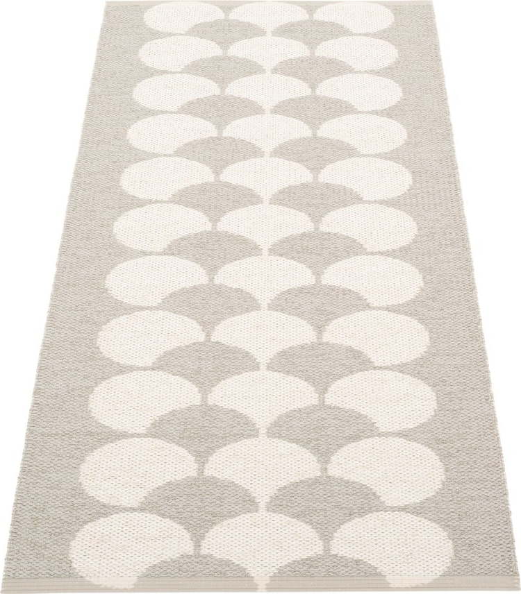 Krémový vnitřní a venkovní běhoun 70x150 cm Poppy Linen – Pappelina Pappelina