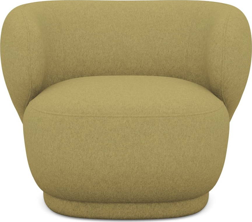 Křeslo v hořčicové barvě Hina – Makamii Makamii