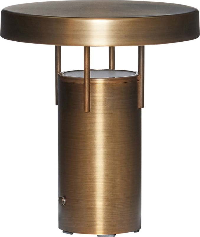 LED stmívatelná stolní lampa v bronzové barvě (výška 20 cm) BringMe – Hübsch Hübsch