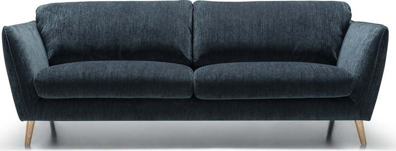 Modrá sametová pohovka 227 cm Stella – Sits Sits