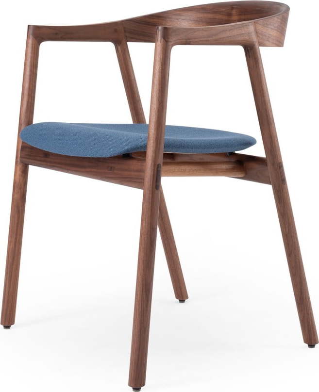 Modrá/hnědá jídelní židle Muna – Gazzda Gazzda