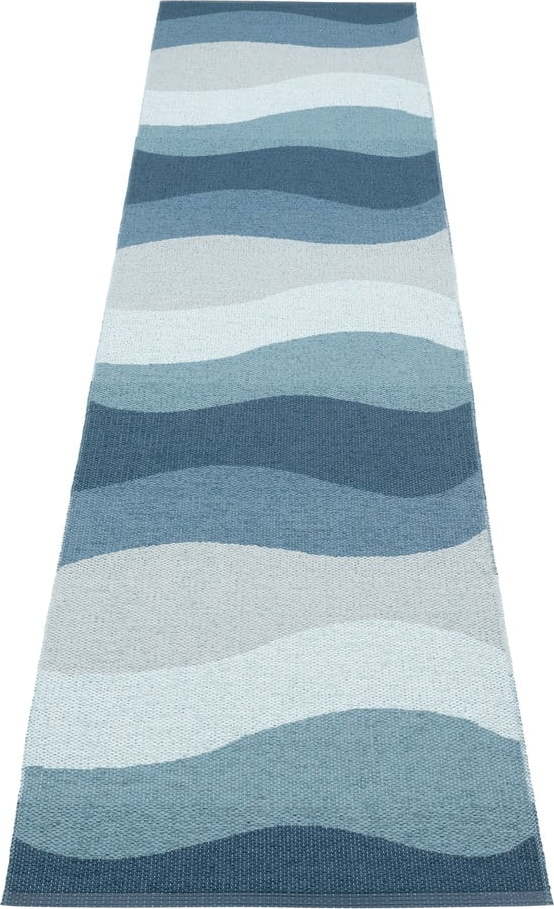 Modrý vnitřní a venkovní běhoun 70x300 cm Urvi Water – Pappelina Pappelina
