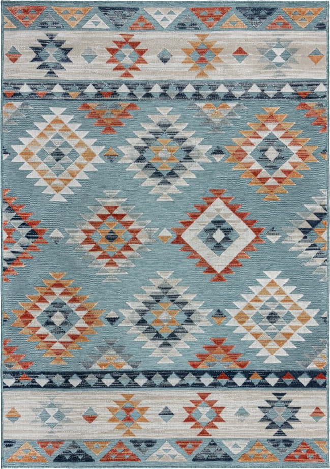 Modrý vnitřní a venkovní koberec 200x290 cm Avery Blue – Flair Rugs Flair Rugs