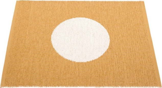 Okrově žlutý vnitřní a venkovní koberec 70x90 cm Vera Ochre – Pappelina Pappelina