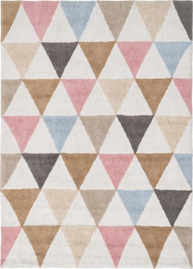 Pratelný bavlněný koberec 120x160 cm Geometric – Ixia Ixia