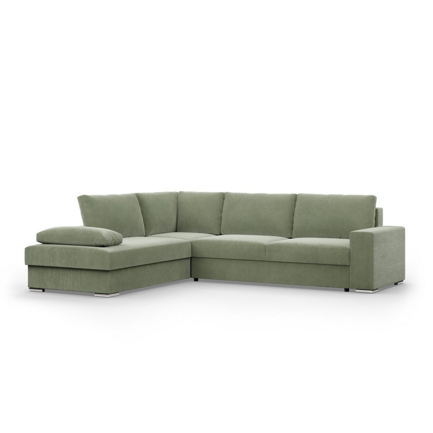 Rohová rozkládací sedací souprava FESTINA Levá Zelená I Signal-nabytek