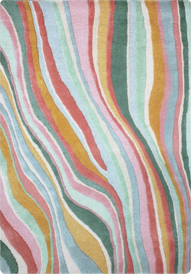 Ručně tkaný vlněný koberec 160x230 cm Abstract Flow – Flair Rugs Flair Rugs