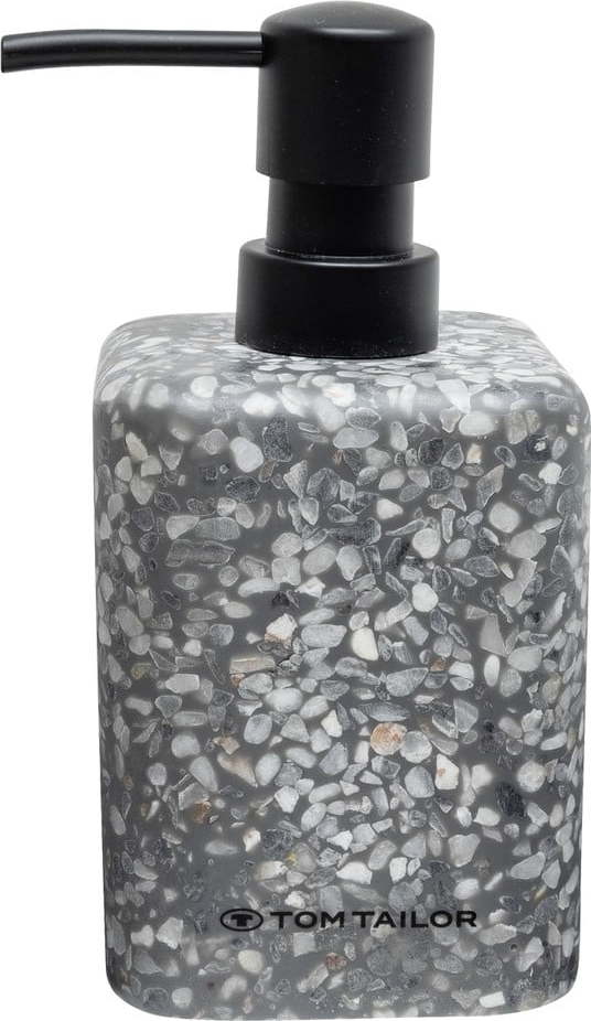 Šedý dávkovač mýdla z polyresinu 270 ml Tom Tailor T-Terrazzo – Wenko WENKO
