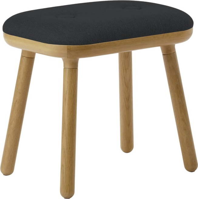 Stolička v antracitovo-přírodní barvě Paff Tall – UMAGE UMAGE