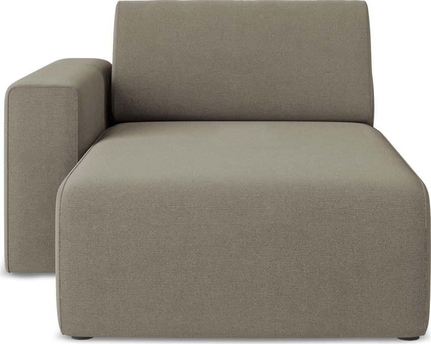 Světle hnědý modul pohovky (levý roh) Kalea – Makamii Makamii