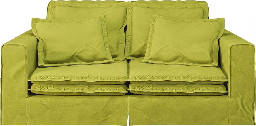 Světle zelená pohovka 196 cm Nora – Ropez Ropez