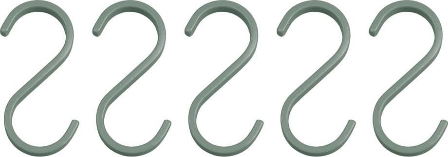 Světle zelené závěsné kovové háčky v sadě 5 ks Hang-it – Mette Ditmer Denmark Mette Ditmer Denmark