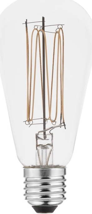 Teplá bílá filamentová žárovka E27