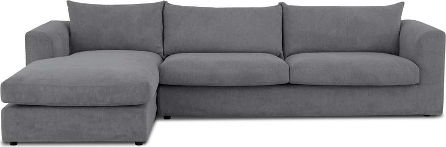 Tmavě šedá rohová pohovka (levý roh) Asgard – Scandic Scandic