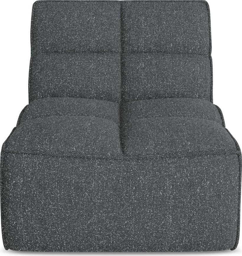 Tmavě šedý modul pohovky Kalai – Makamii Makamii