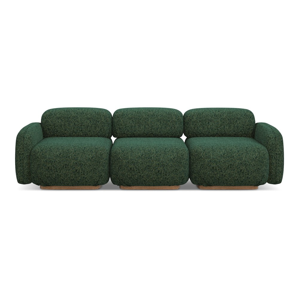 Tmavě zelená modulární pohovka 270 cm Ailani – Makamii Makamii