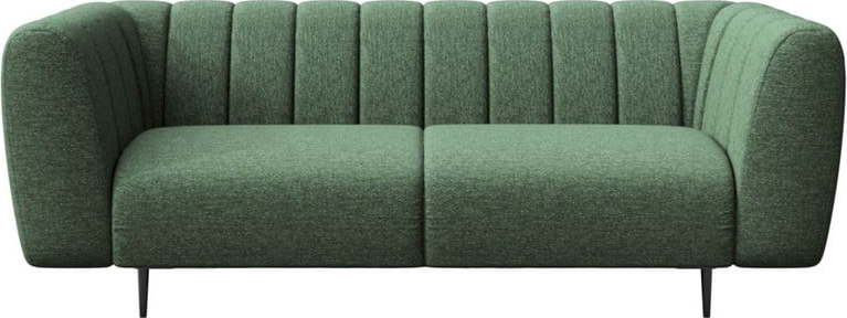 Tmavě zelená pohovka 210 cm Shel – Ghado Ghado