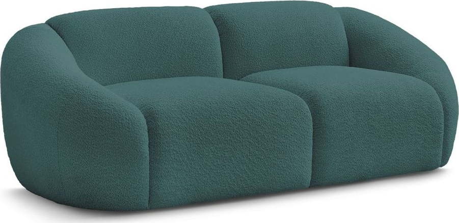 Tyrkysová pohovka z textilie bouclé 230 cm Tina – Bobochic Paris Bobochic Paris