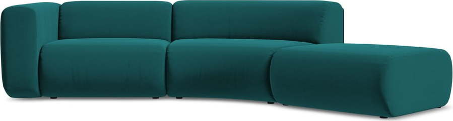 Tyrkysová sametová lenoška (pravý roh) Ekahi – Makamii Makamii