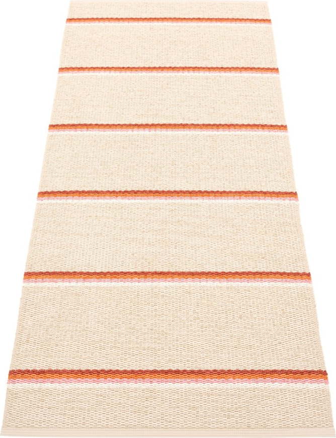 Vnitřní a venkovní běhoun v cihlové barvě/krémový 70x180 cm Olle Brick Cream – Pappelina Pappelina