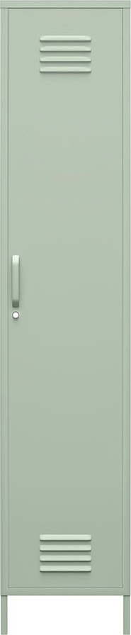 Zelená kovová skříňka 38x185x40 cm Mission District – Støraa Støraa