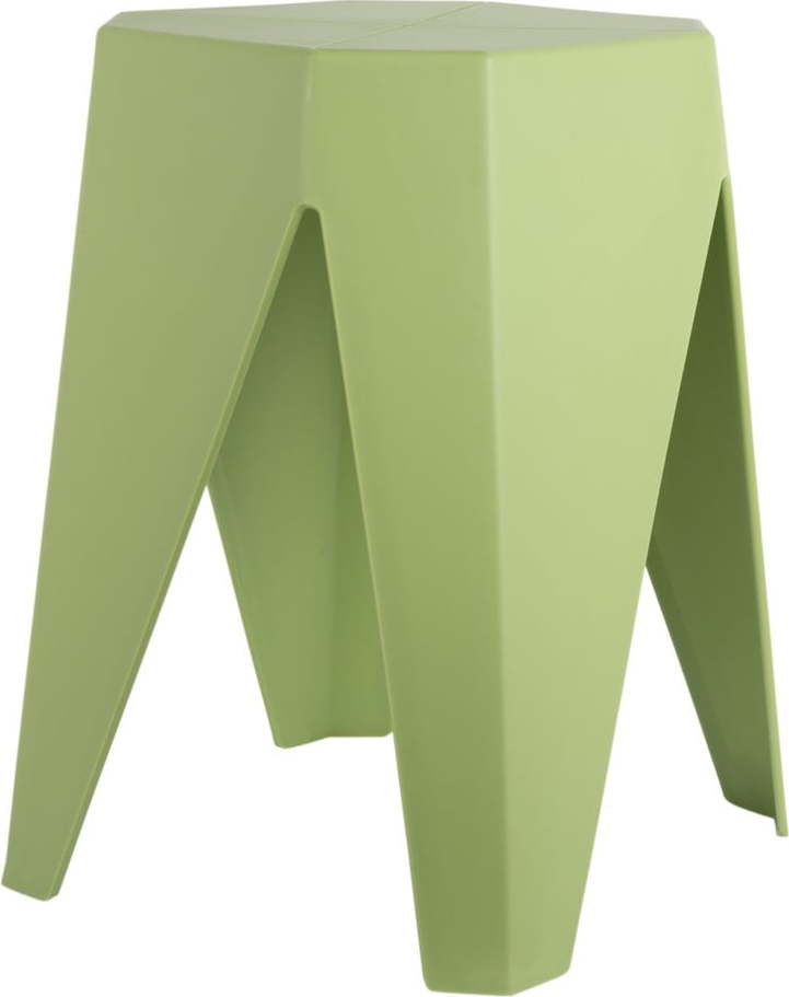 Zelená plastová stolička Cherish – Leitmotiv Leitmotiv