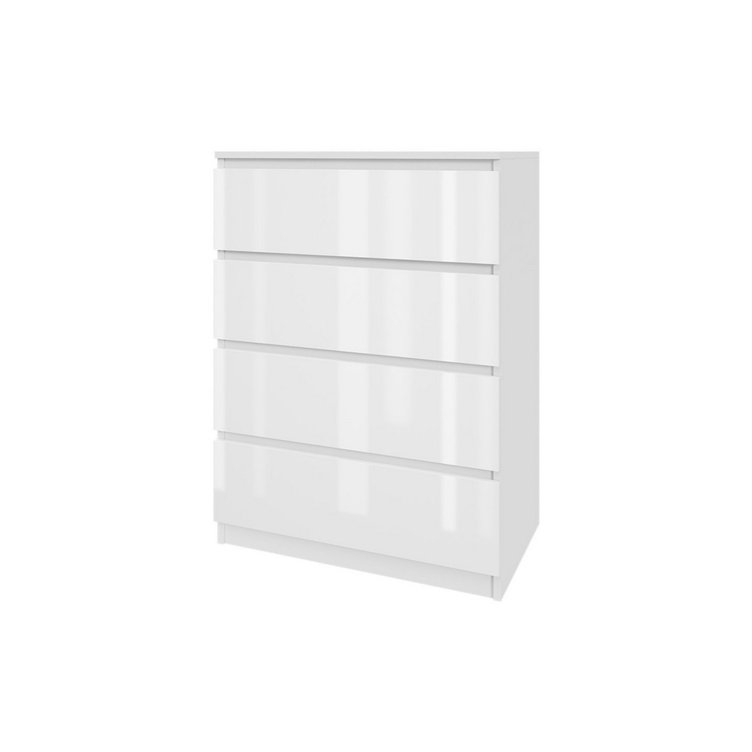 Komoda 70/4 - bílý lesk SG-nábytek